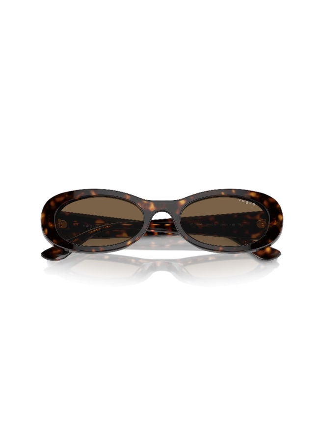 Vogue Full Rimmed Oval Sunglasses 0VO5582S - Image 5