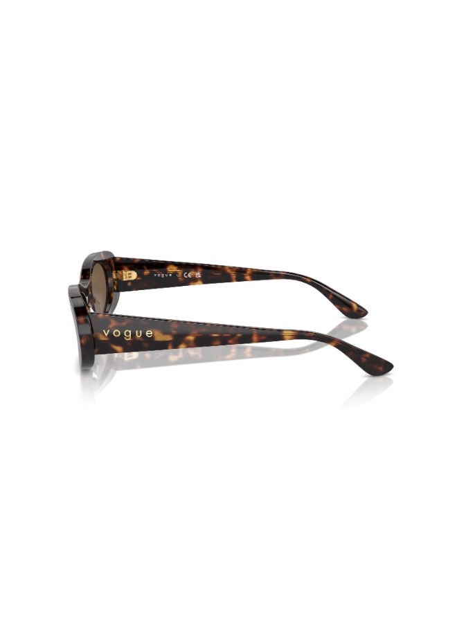 Vogue Full Rimmed Oval Sunglasses 0VO5582S - Image 3