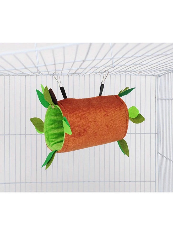 Hamiledyi 6 Pcs Hamster Hammock Small Animals Hanging Warm Bed House Organic Natural Apple Wood Chewing Stick Rat Cage Nest Accessories Toy Hanging Tunnel And Swing For Sugar Glider Small Hamsters Rat - Image 2