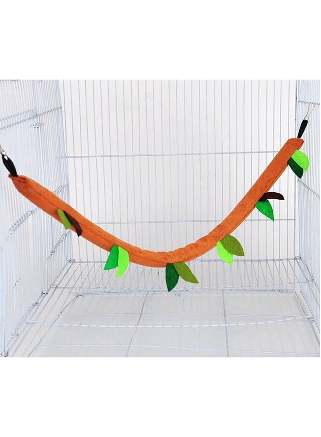 Hamiledyi 6 Pcs Hamster Hammock Small Animals Hanging Warm Bed House Organic Natural Apple Wood Chewing Stick Rat Cage Nest Accessories Toy Hanging Tunnel And Swing For Sugar Glider Small Hamsters Rat - Image 4