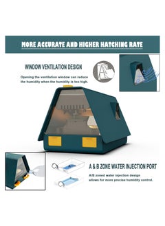 Egg Incubator, Incubators for 10 Hatching Eggs, With Automatic Egg Turning, Humidity and Temperature Control, Come with Egg Candler Incubator for Chicken Eggs Quail Duck, with LED light - pzsku/ZF7BDE75B60B7246E4CD6Z/45/_/1730270529/093fb515-7a5e-4ed7-afa7-e90887772dd8