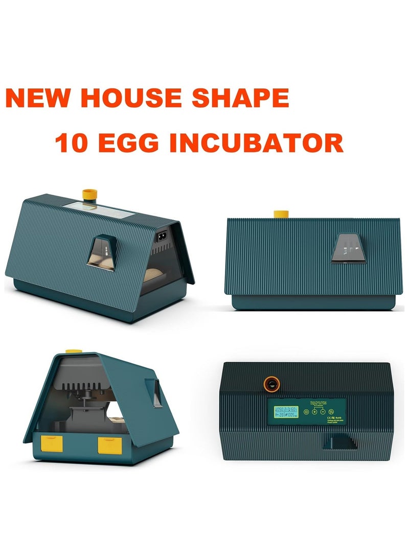 Generic - Egg Incubator, Incubators for 10 Hatching Eggs, With Automatic Egg Turning, Humidity and Temperature Control, Come with Egg Candler Incubator for Chicken Eggs Quail Duck, with LED light - Image 1