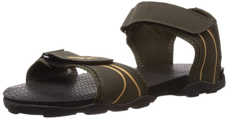 SPARX Men outdoor sandals SS-703G Olive Yellow UK-9 - Image 1