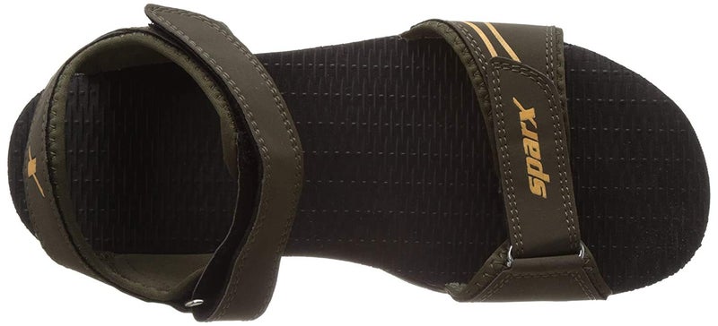 SPARX Men outdoor sandals SS-703G Olive Yellow UK-9 - Image 5