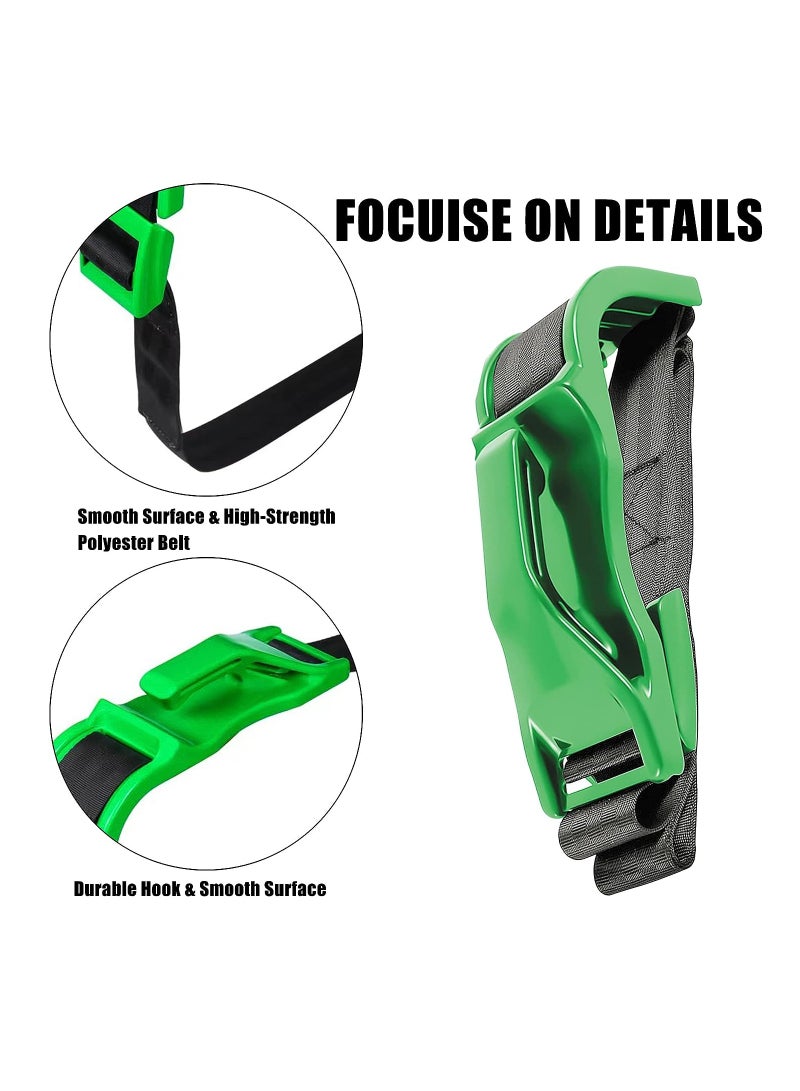 SYOSI Pregnancy Car Seat Belt Adjuster Seat Bump Strap for Pregnant Women Protect Belly Prevent Compression of Abdomen Maternity Seat Cover Belt for Expectant Mothers Green - Image 4