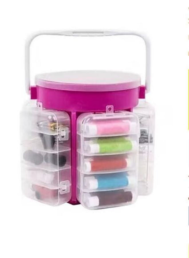 Sewing Organizer Kit - 210 Pieces, Purple - Image 1