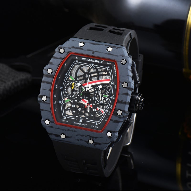 6-Pin Explosions Wish Men'S Wine Barrel Watch Fashion - Image 4