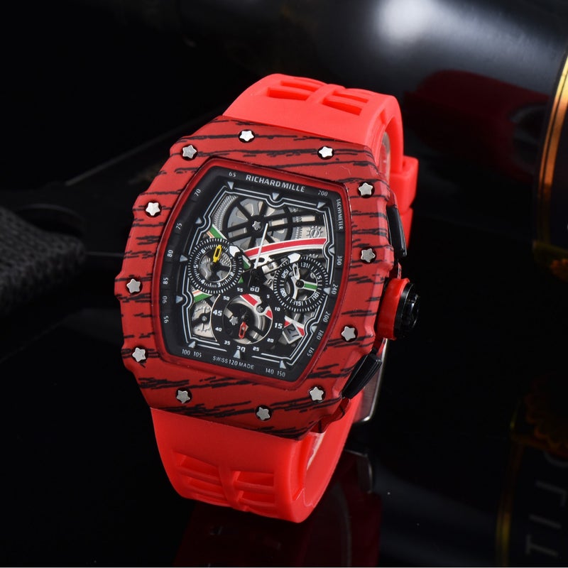 6-Pin Explosions Wish Men'S Wine Barrel Watch Fashion - Image 5