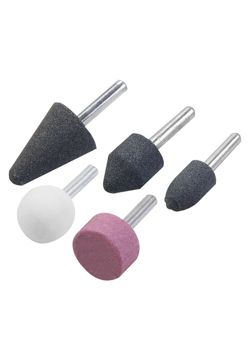 KSEIBI Grinding Stones Set/5PC, Aluminum Oxide, Grinding Stone Set of 10 Pc Stone Rotary Grinding Bits with 1/4 Inch and 1/8 Inch Shank, Stone Grinding Bits for Polishing, Deburring, Carving and Engraving.  - Image 1