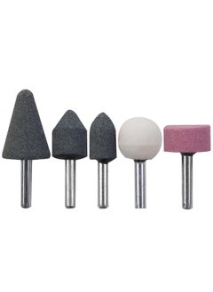 KSEIBI Grinding Stones Set/5PC, Aluminum Oxide, Grinding Stone Set of 10 Pc Stone Rotary Grinding Bits with 1/4 Inch and 1/8 Inch Shank, Stone Grinding Bits for Polishing, Deburring, Carving and Engraving.  - Image 2