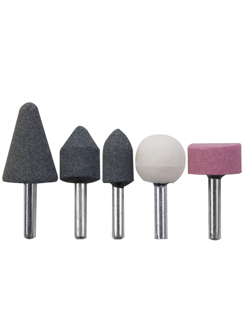 KSEIBI Grinding Stones Set/5PC, Aluminum Oxide, Grinding Stone Set of 10 Pc Stone Rotary Grinding Bits with 1/4 Inch and 1/8 Inch Shank, Stone Grinding Bits for Polishing, Deburring, Carving and Engraving.  - Image 2