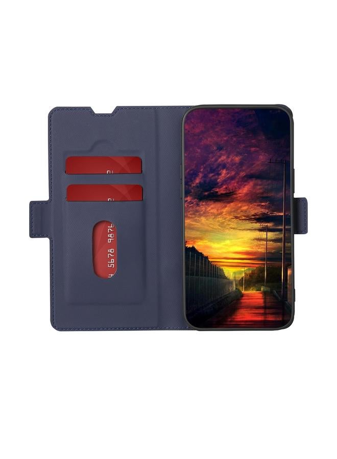 S-TOP Case For Realme C55 4G Twill Texture Side Buckle Leather Phone Case - Image 4