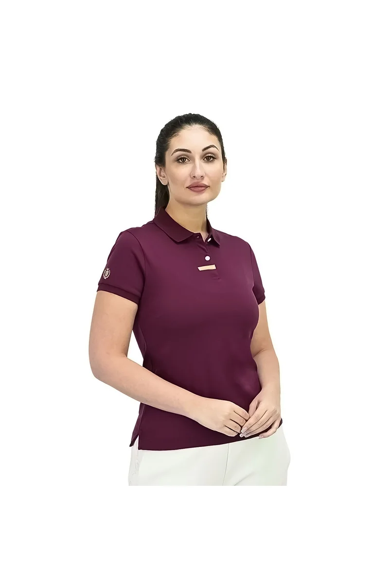 جيوردانو بولو نسائي بقصة ضيقة لون خمري