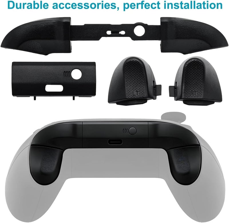 داكوان 2 Pack Bumpers Replacement، متوافق مع أجهزة تحكم Xbox Series X/S، مجموعة إصلاح أزرار LB RB باللونين الأسود والأبيض مع عصي التحكم، مفكات T6 T8H وأدوات فتح - Image 5