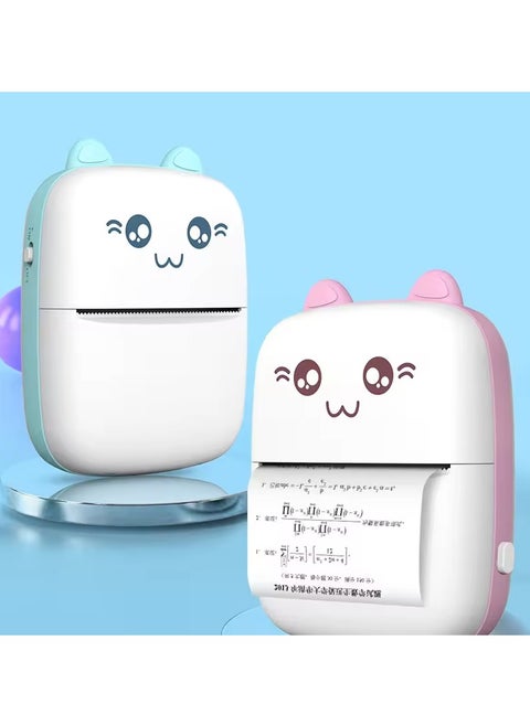 Mini Portable Printer Pocket Wireless Smart Inkless Printer Label Photo Printing Bluetooth 57MM Thermal Paper Printer