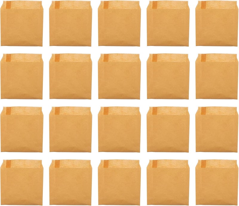 klarako 50pcs fried food bag disposable snack bag disposable shredded cake bag paper food bag chicken wing wrapping bag snack container disposable food bag paper bag chicken wings - Image 1