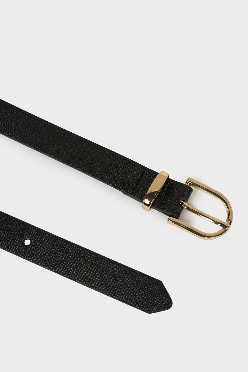 DeFacto Black Woman Woman Faux Leather Jean Belt Casual - Image 3