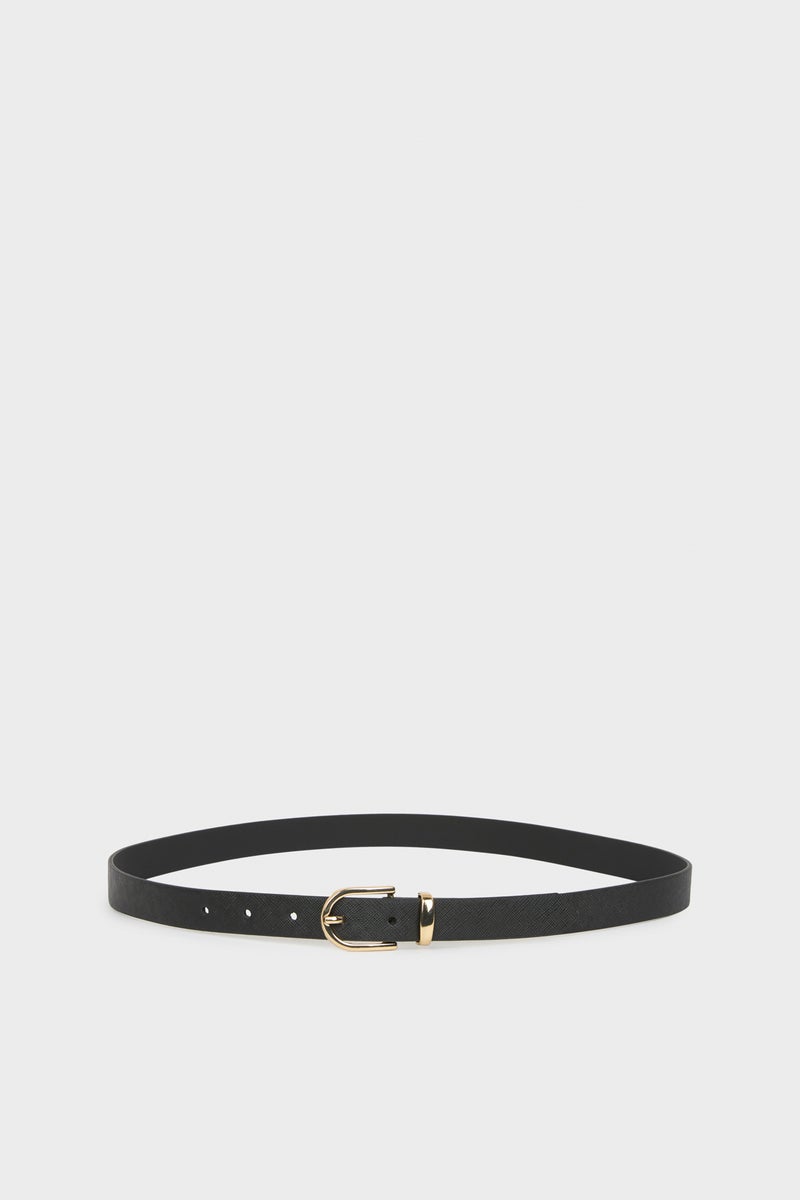 DeFacto Black Woman Woman Faux Leather Jean Belt Casual - Image 1