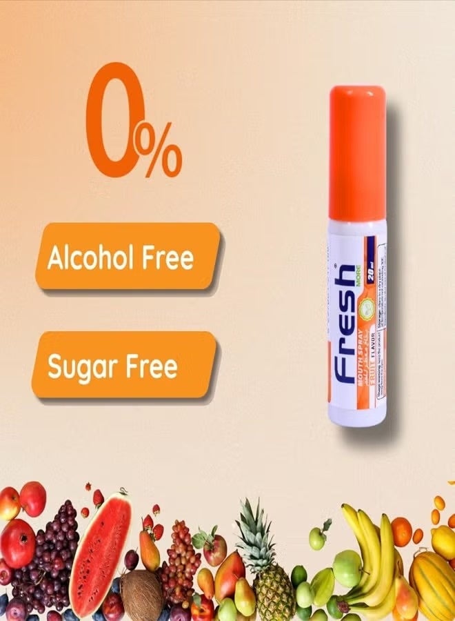 Fresh Fruit Flavored Mouth Spray 20ml - Image 2