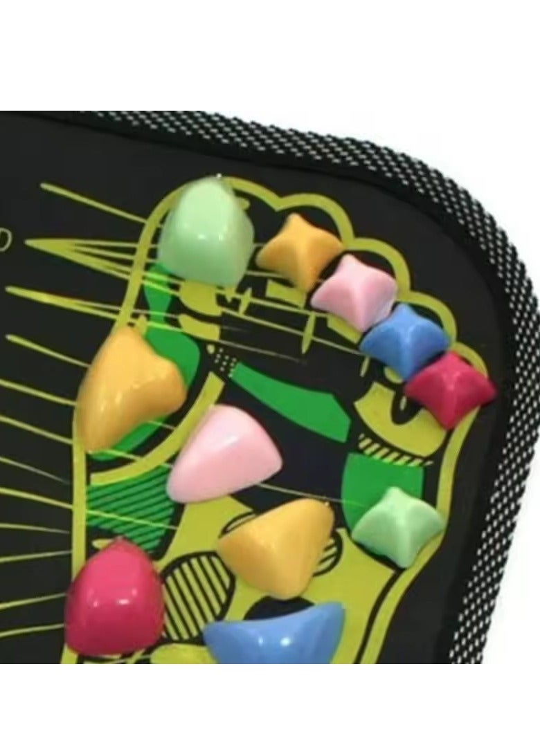 إسكدنيا Imitation Pebble Foot Pad Massage Foot Massage Patch to Promote Blood Circulation Professional Physiotherapy Tool - Image 3