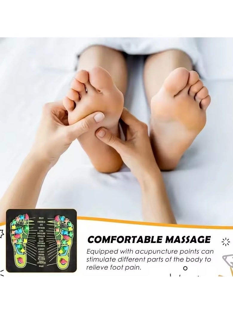 إسكدنيا Imitation Pebble Foot Pad Massage Foot Massage Patch to Promote Blood Circulation Professional Physiotherapy Tool - Image 1