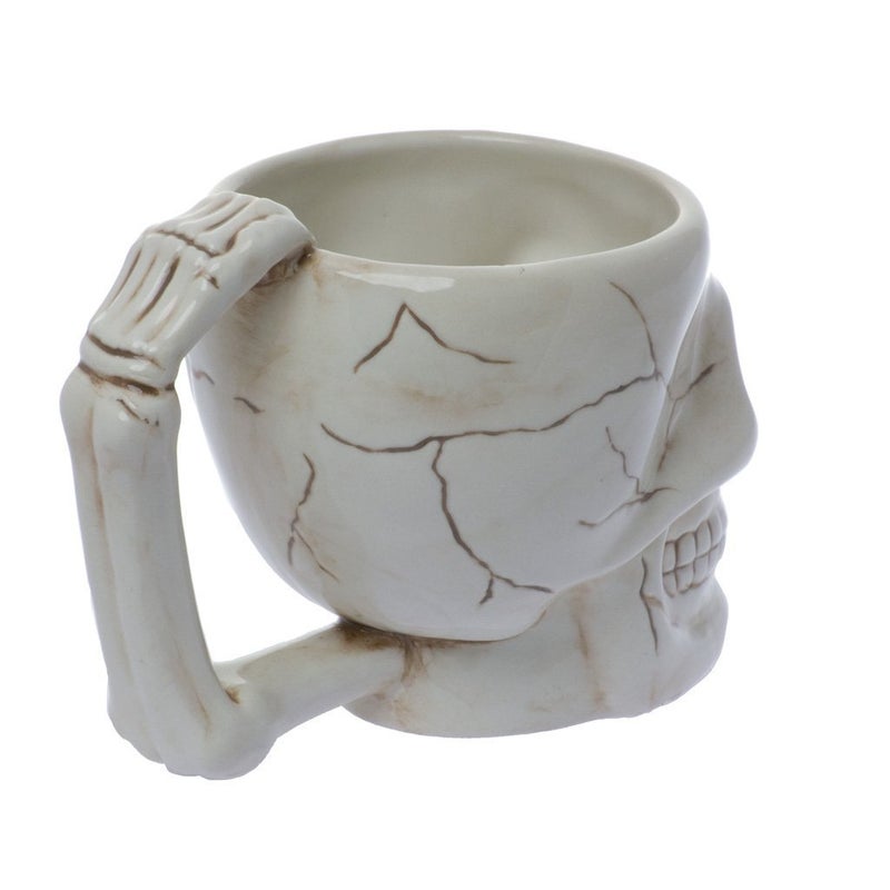 Pacific Giftware Human Skull Novelty Coffee Mug - Diabolical Bonehead Cup Ceramic 16 oz. Pacific Trading - Image 3