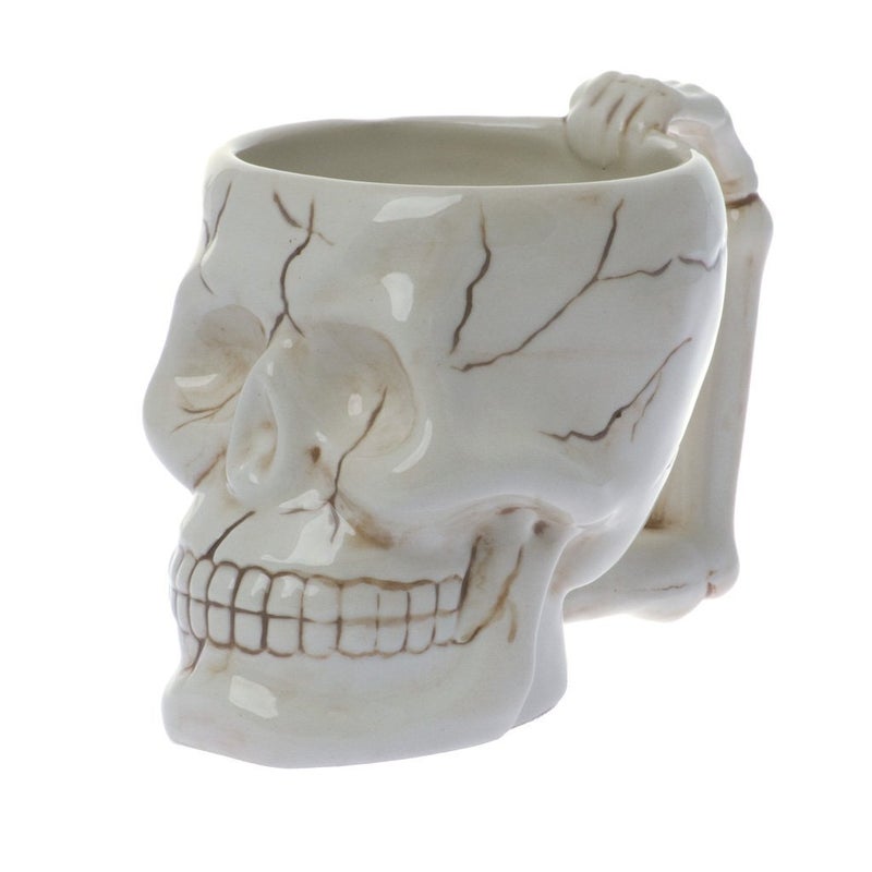Pacific Giftware Human Skull Novelty Coffee Mug - Diabolical Bonehead Cup Ceramic 16 oz. Pacific Trading - Image 2
