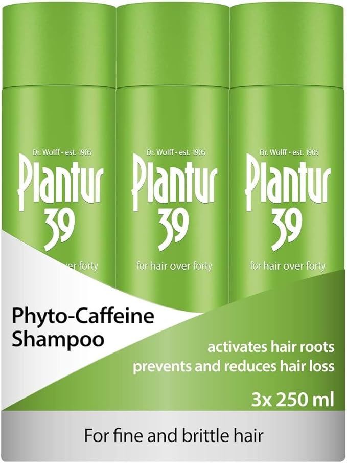 Plantur 39 Caffeine Shampoo Prevents and Reduces Hair Loss 2x 250ml For Fine Brittle Hair Unique Galenic Formula Supports Hair Growth Women Hair Care Made in Germany - Image 1