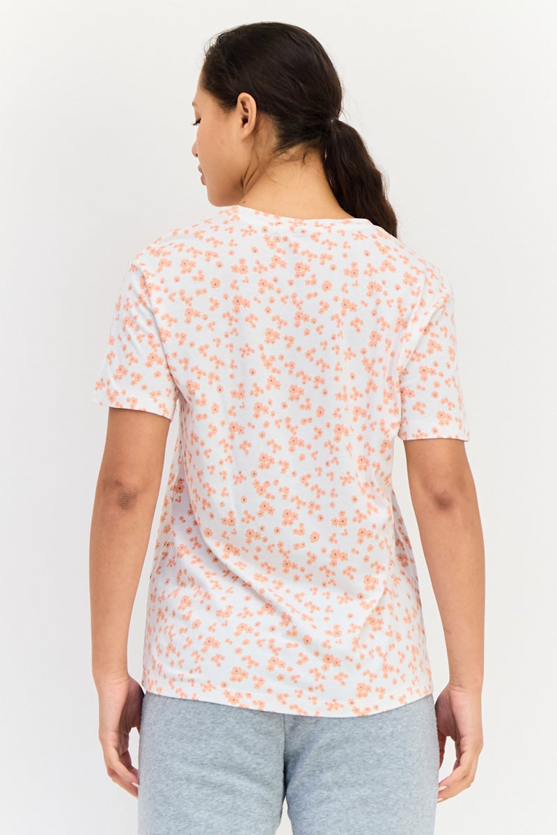 PUMA Women Sportswear Fit Short Sleeves Outdoor T-Shirt, Multicolor - Image 3