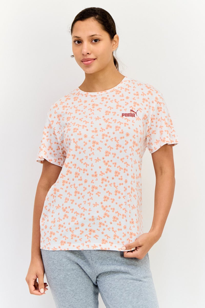 PUMA Women Sportswear Fit Short Sleeves Outdoor T-Shirt, Multicolor - Image 1