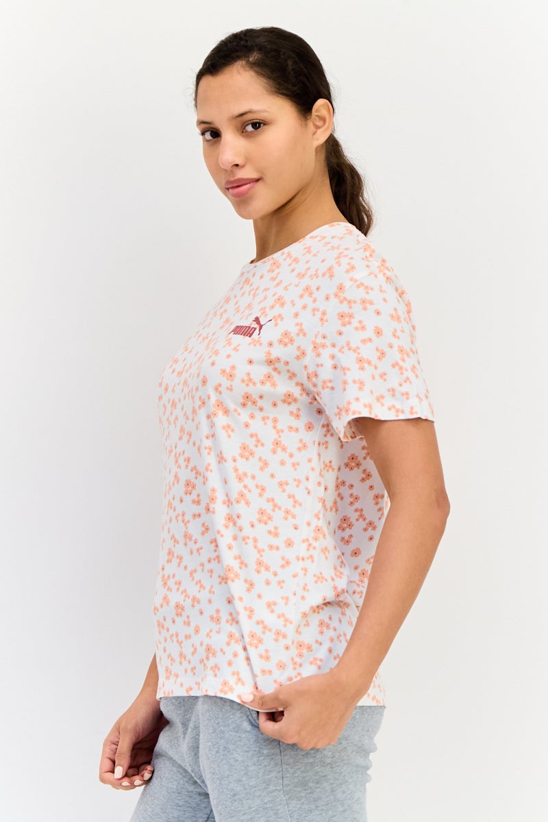 PUMA Women Sportswear Fit Short Sleeves Outdoor T-Shirt, Multicolor - Image 2