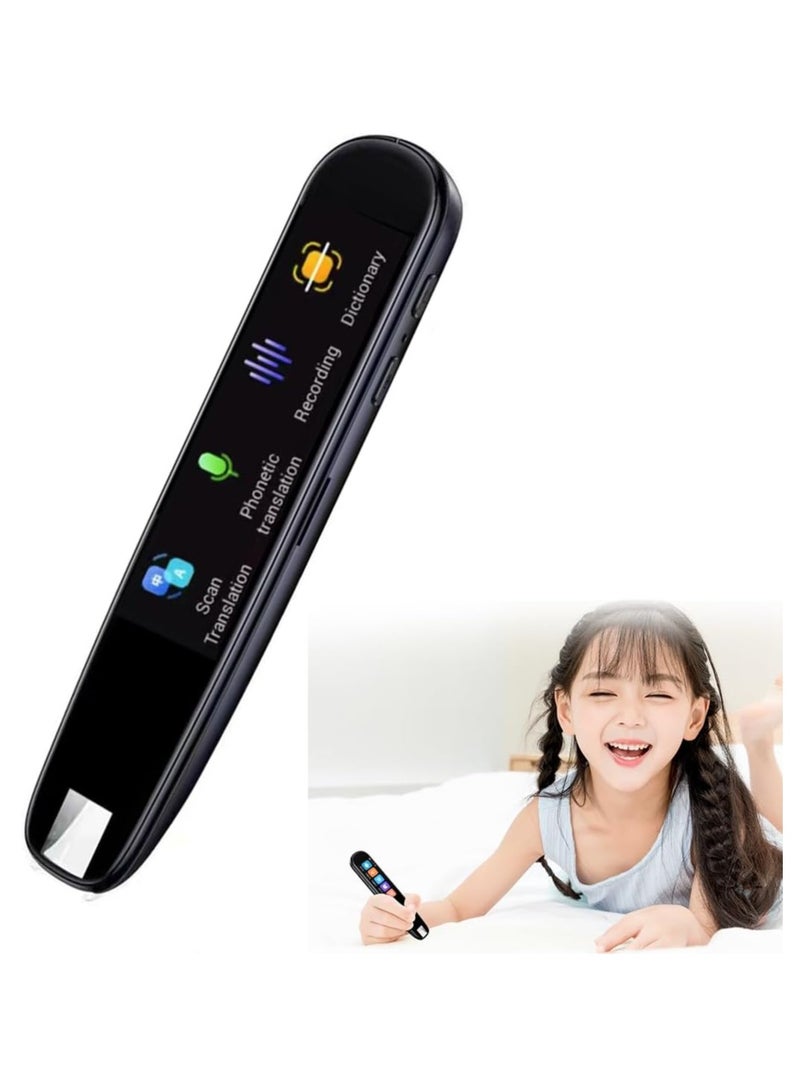 Pen Traductor, Scanning Pens for Reading for Students, Traductor Inteligente Portátil De Voz, Pluma Para Traducir Idiomas, Multipurpose Translation Device, Novelty Digital Translation Pen(black) - Image 1