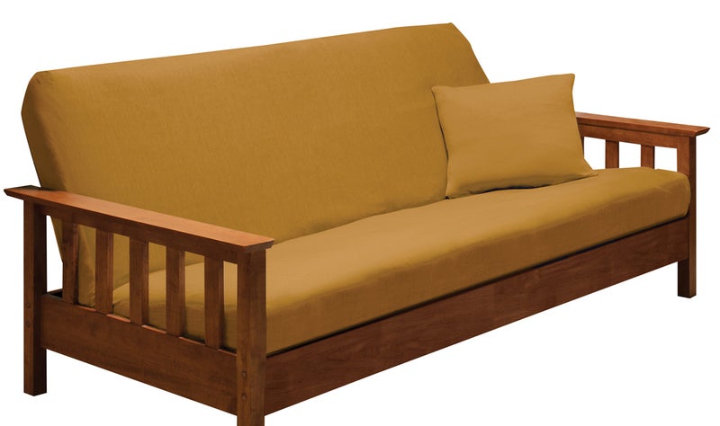 Madison Madison Stretch Jersey Futon Slipcover Yellow 