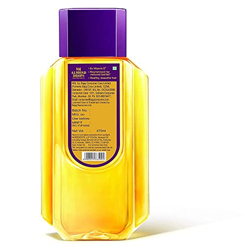 Bajaj Almond Drops Hair Oil -500ml(16.91 Floz.) by Subhlaxmi Grocers - Image 2