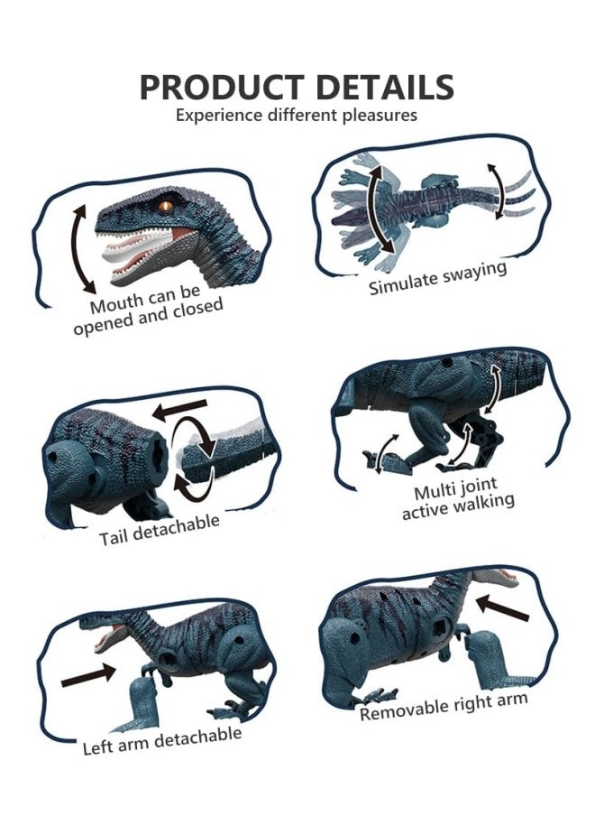 GGEROU Remote Control Dinosaur with Lights, Walking, Roaring, Twist, Dinausore Remote Control Toy, Dinosaur for Children Boys Girls 3 4 5 6 7 8 9 Years Old  - Image 3