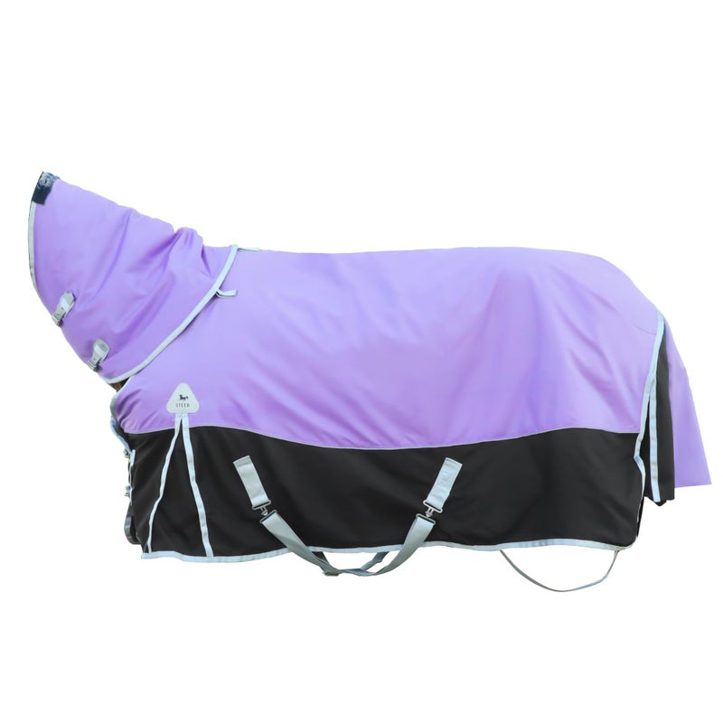 AQINGR Horse Turnout Blankets Horse Blanket Winter Water Resistant,220-Gram Polyester Poly Filling Liner 1200D Premium Turnout Horse Blanke for Winter,Medium Weight Blanket 81 inches,155cm - Image 2