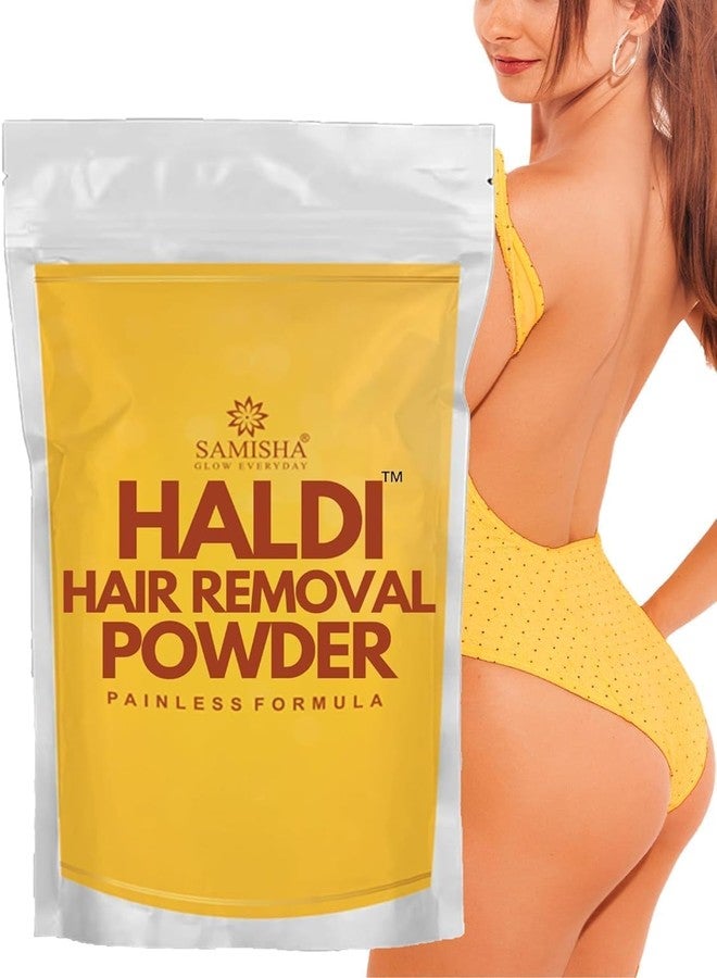 Samisha Bikini Hair Removal Powder for Women - Samisha Herbal Wax Powder for Hair Removal | 5 Min Full Body Wax For Men & Women for all Skin Types | Best Bikini Wax Herbal Powder (300 Grams) - Image 1