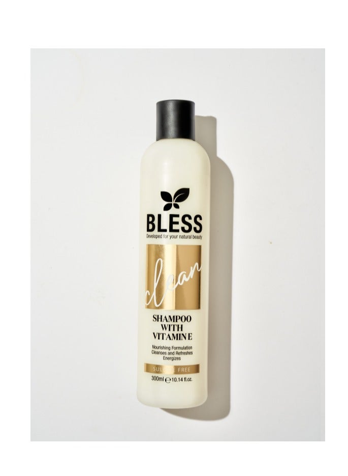 بليس شامبو بفيتامين E خالي من السلفات 300 مل