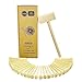KIHACO Hammering and Pounding Toys for Kids Include 1 Wood Hammer and 30 Bamboo Nails Improve Fine Motor Skills Friendly Natural Wooden Educational Montessori Toy for Childs DIY Birthday Gift for 4 - Image 2