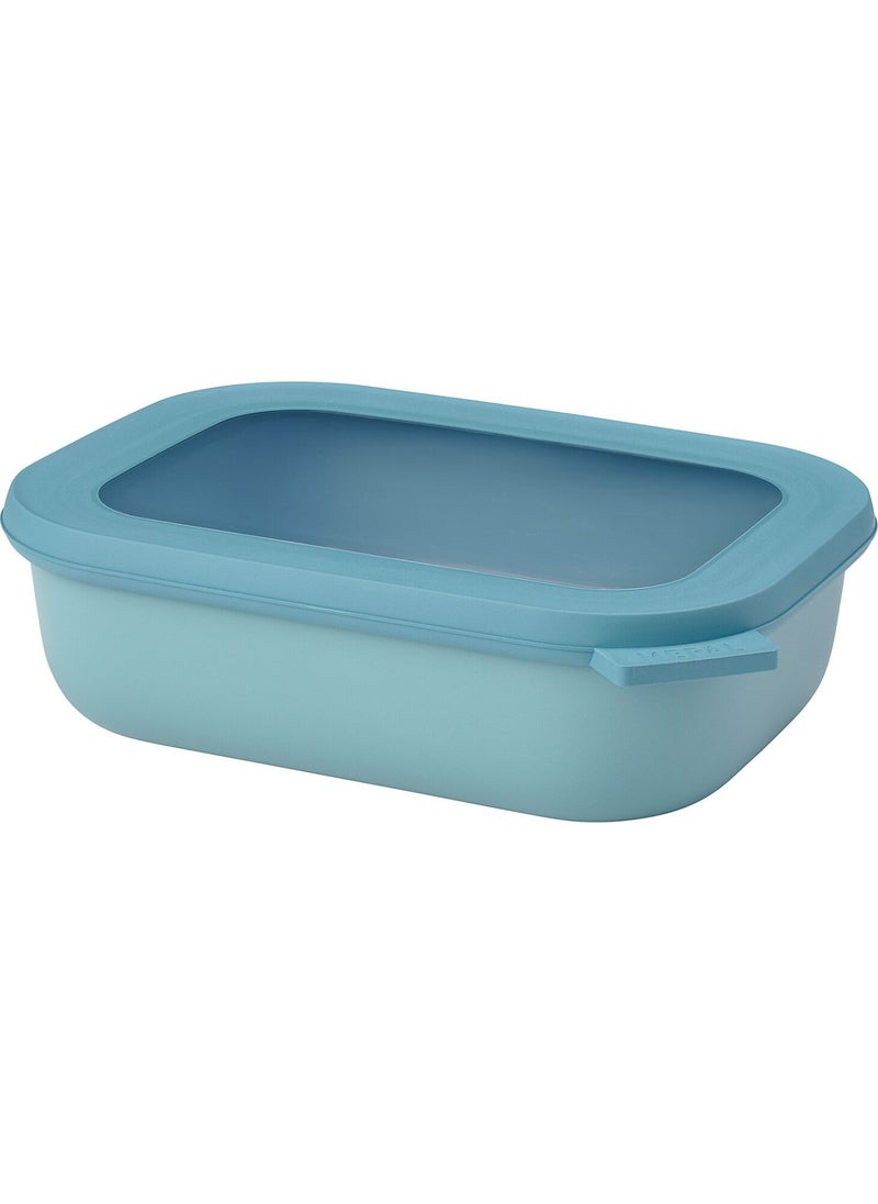 Mepal Multi Bowl Cirqula Rectangular Storage Container 1000 Ml - Nordic Green  - Image 1