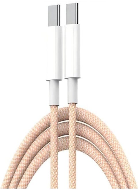 L'AVVENTO USB-C To USB-C Cable New Woven 60W 1.2M - Orange