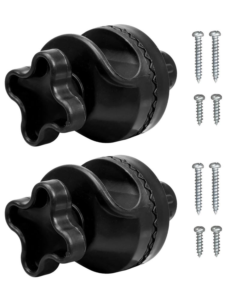 GUZIKO 2 قطع ملحقات أرجوحة حديقة بلاستيكية إطار أرجوحة ملحقات مطابقة بقطر 22 سم واجهة إطار كرسي الأرجوحة