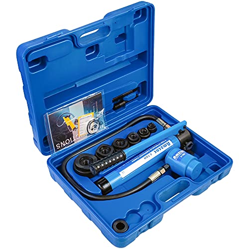 AMZCNC Hydraulic Knockout Punch Electrical Conduit Hole Cutter Set KO Tool Kit 1/2 to 2 inch (8T(1/2"-2")), Alloy Steel - Image 2