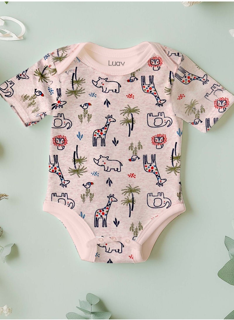 LUAY 100% Bamboo  Based Onesies | Sleepsuits| Night Suits|Jumpsuit | Wondersuit for Baby Boys & Baby Girls, New-Born, infants,Toddlers_ Including Vibrant Pattren & Colors Create festive look  - Image 2