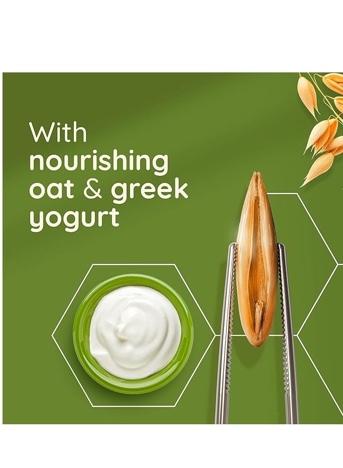 غسول الجسم اليومي المرطب بالزبادي من أفينو (1 × 300 مل)، غسول لطيف للجسم مع دقيق الشوفان الغروي المهدئ والزبادي اليوناني البروبيوتيك والمشمش والعسل - Image 4