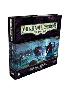 Arkham Horror The Card Game The Circle Undone Deluxe Expansion ; Horror Game ; Mystery Game ; Cooperative Card Game ; Ages 14+ ; 12 Players ; Average Playtime 12 Hours ; Made By
