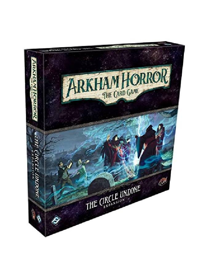 Fantasy Flight Games - Arkham Horror The Card Game The Circle Undone Deluxe Expansion ; Horror Game ; Mystery Game ; Cooperative Card Game ; Ages 14+ ; 12 Players ; Average Playtime 12 Hours ; Made By - Image 1