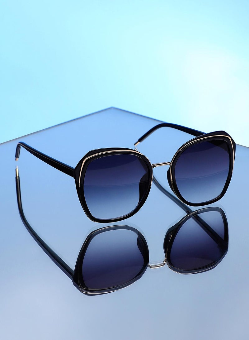 Haute Sauce Women Gradient Oversized Sunglasses - Image 1