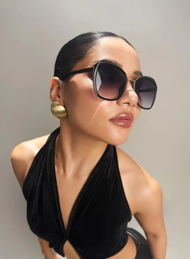 Haute Sauce  Women Gradient Oversized Sunglasses for Women | Best Price UAE