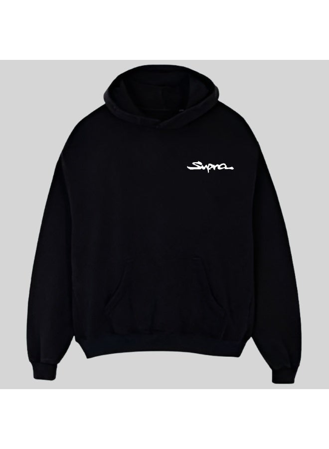 Khamsify Men's Premium Supra MK4 Edition Graphic Hoodie - Iconic Japanese Sports Car Inspired Pullover for Automotive Enthusiasts - Image 4